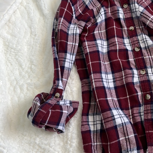 Primark 100% Cotton Long Sleeve Flannel Shirt Size 8 - Picture 7 of 11